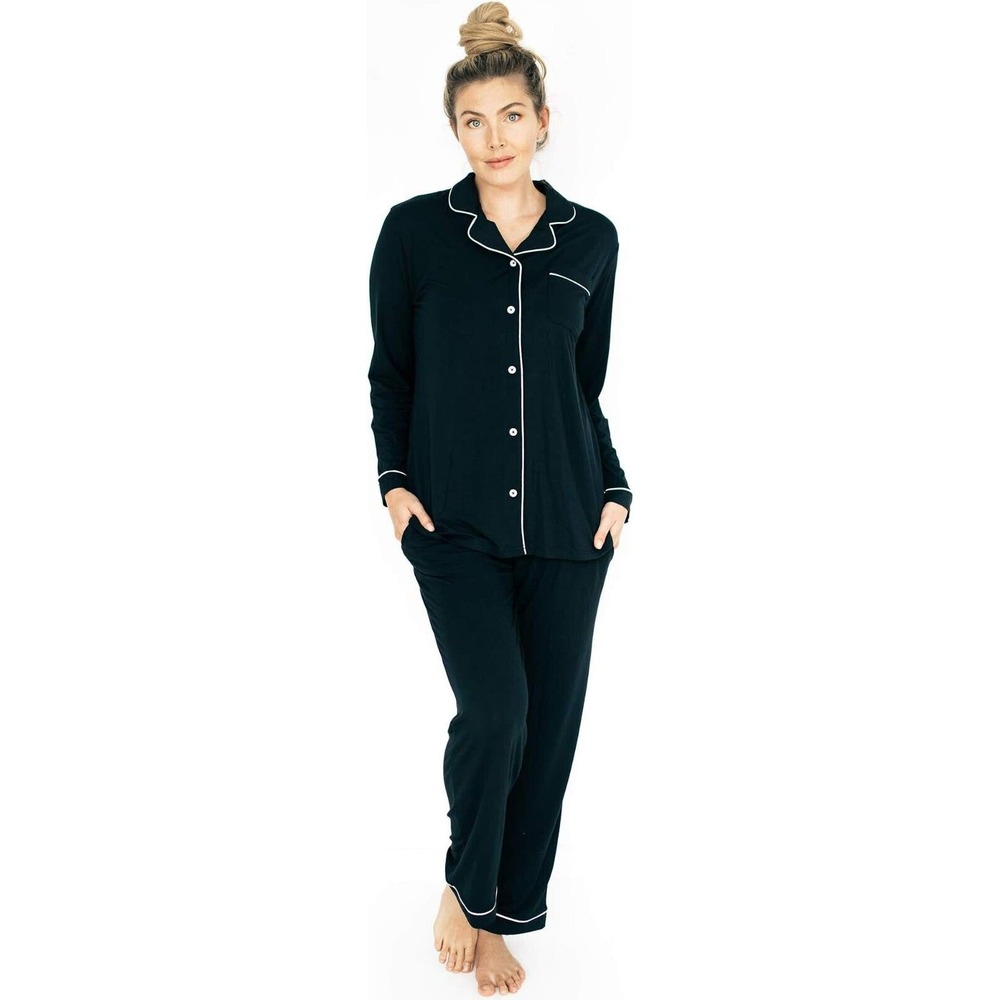 Kindred Bravely Clea Classic Long Sleeve Maternity & Nursing Pajama SHIR…